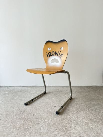 ironie - second-hand chair customized by...