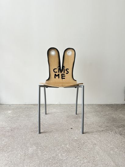 civisme - second-hand chair customized by...