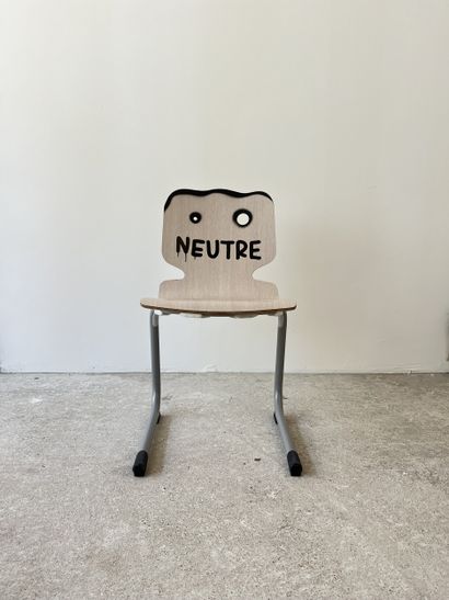 neutre - second-hand chair customized by...