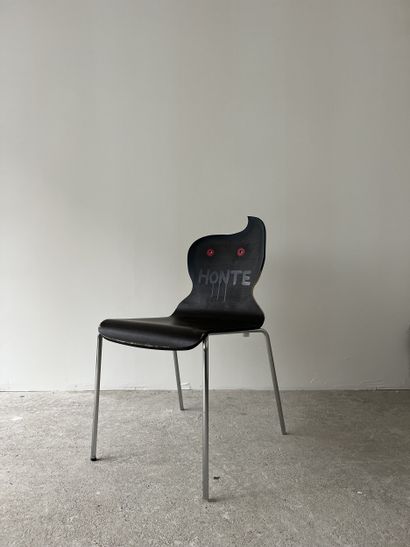shame - second-hand chair customized by cutting...