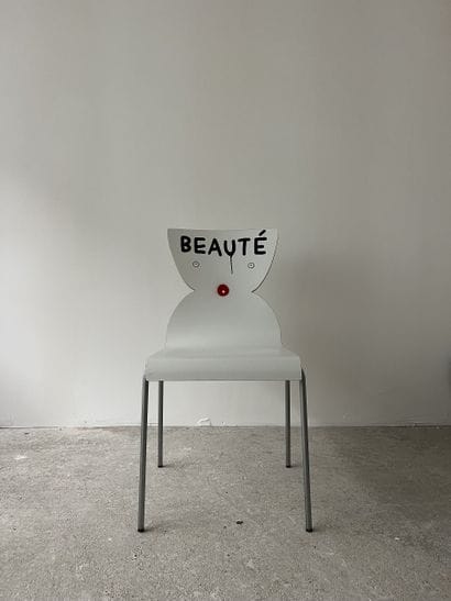 beauté - chaise d'occasion customisée par...