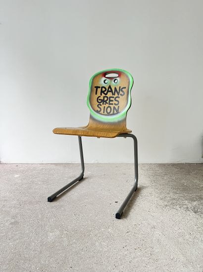 transgression - second-hand chair customized...