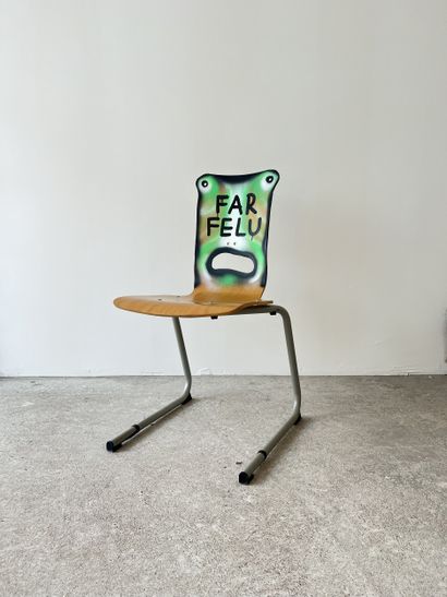 farfelu - second-hand chair customized by...