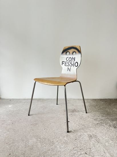 confession - second-hand chair customized...