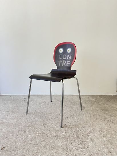 contre - second-hand chair customized by...