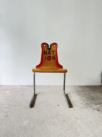 nation - second-hand chair customized by...