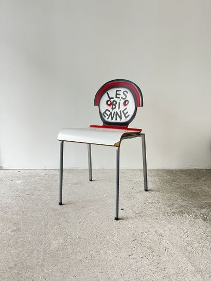 lesbian - second-hand chair customized by...