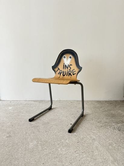 instruire - second-hand chair customized...
