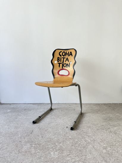 cohabitation - second-hand chair customized...