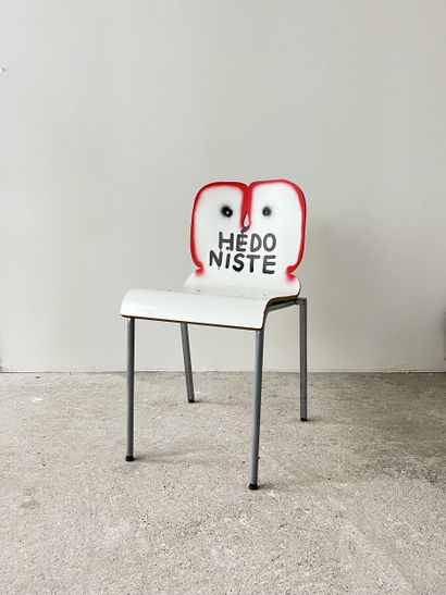hédoniste - second-hand chair customized...