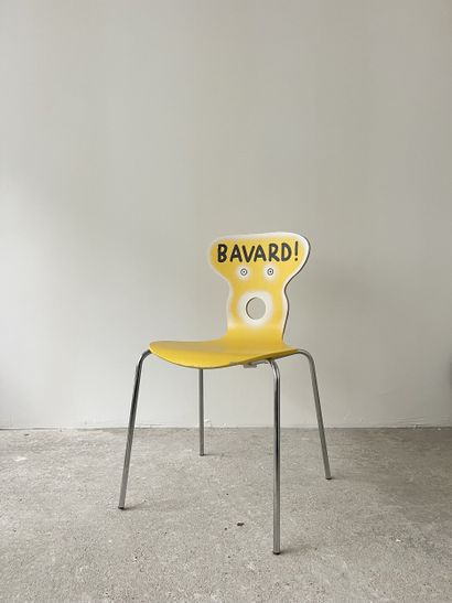 bavard - chaise d'occasion customisée par...