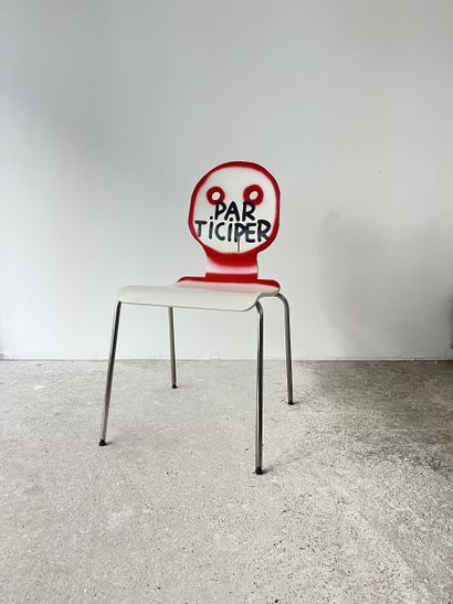participate - second-hand chair customized...