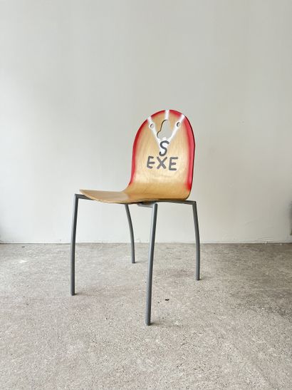 sex - second-hand chair customized by cutting...