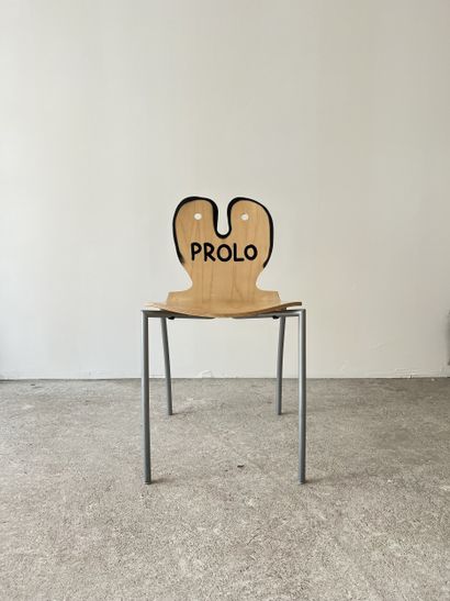 prolo - second-hand chair customized by cutting...
