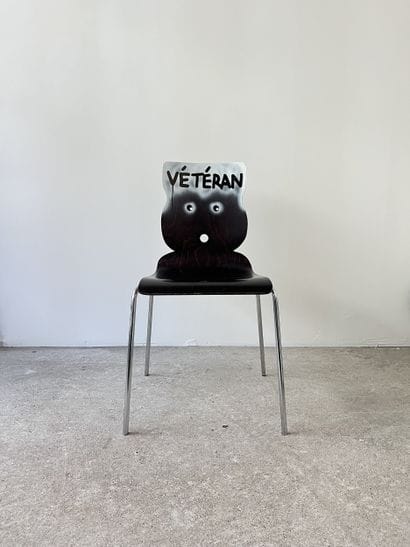 vétéran - chaise d'occasion customisée par...