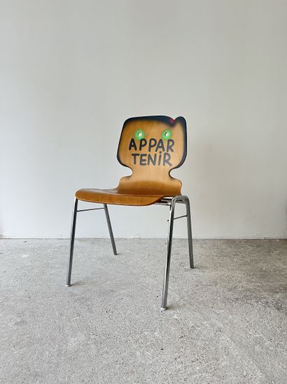 appartenir - second-hand chair customized...