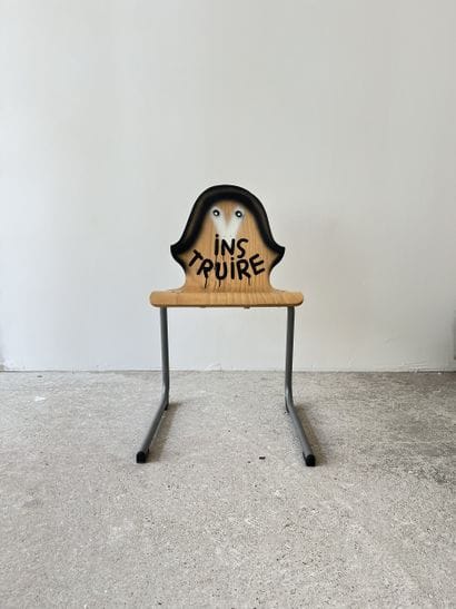 instruire - second-hand chair customized...