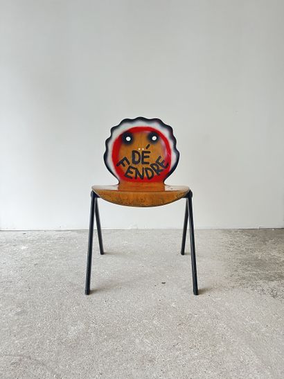 defend - second-hand chair customized by...