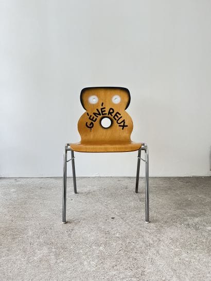 généreux - second-hand chair customized by...