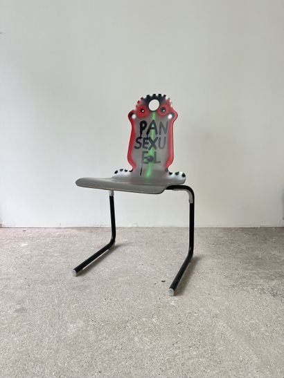 pansexuel - second-hand chair customized...