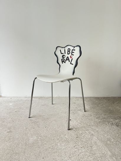 liberal - second-hand chair customized by...