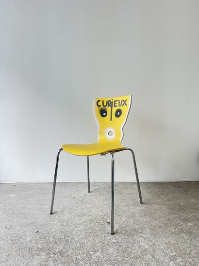 curieux - second-hand chair customized by...