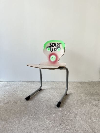 start up - second-hand chair customized by...