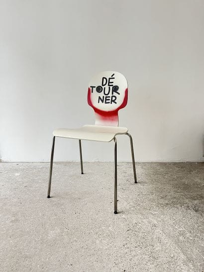détourner - second-hand chair customized...