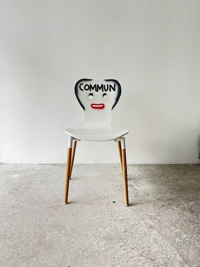 commun - second-hand chair customized by...