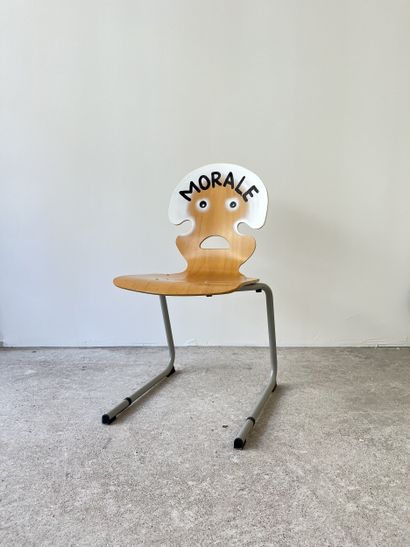 morale - second-hand chair customized by...