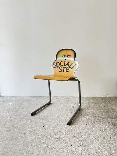 socialiste - second-hand chair customized...