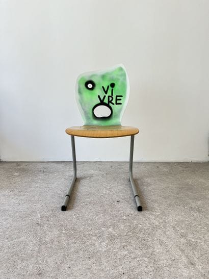 vivre - chaise d'occasion customisée par...