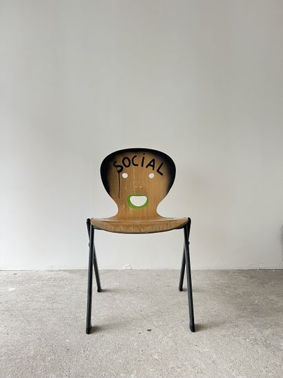 social - second-hand chair customized by...
