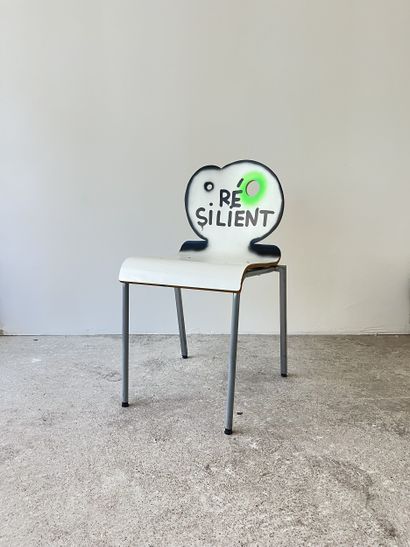 résilient - second-hand chair customized...