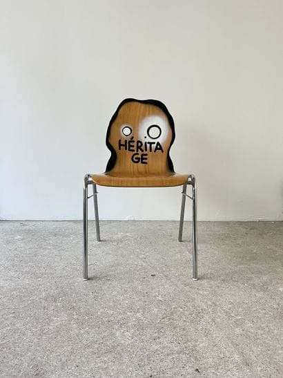 héritage - second-hand chair customized by...