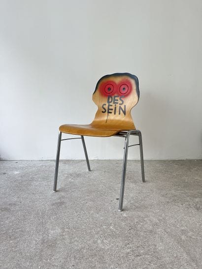 dessein - second-hand chair customized by...