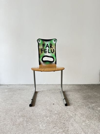 farfelu - second-hand chair customized by...