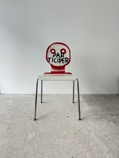 participate - second-hand chair customized...