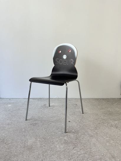 sister - second-hand chair customized by...