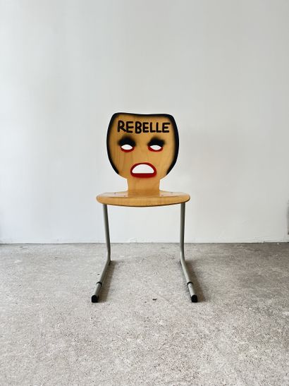 rebelle - second-hand chair customized by...