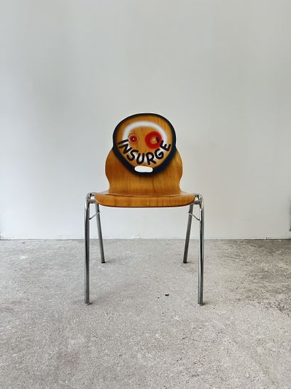 insurgé - second-hand chair customized by...