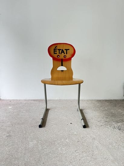 condition - second-hand chair customized...
