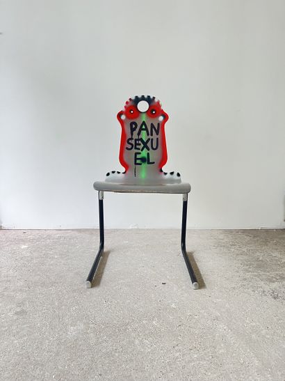 pansexuel - second-hand chair customized...