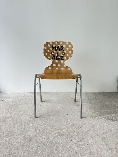 wedding - second-hand chair customized by...