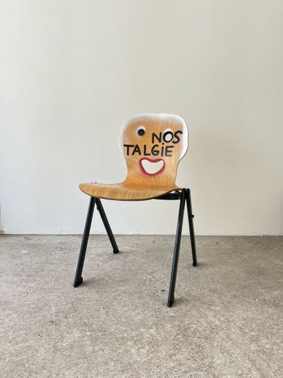nostalgie - second-hand chair customized...
