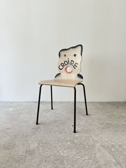 believe - second-hand chair customized by...