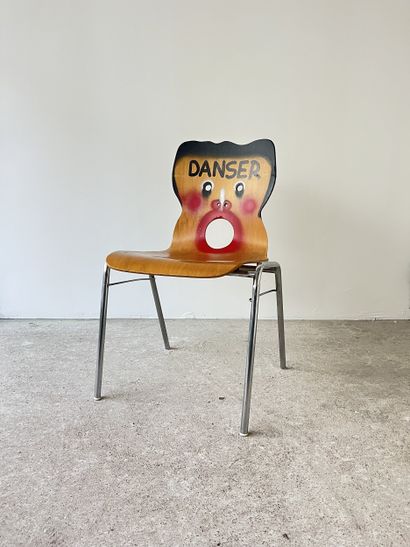 danser - second-hand chair customized by...