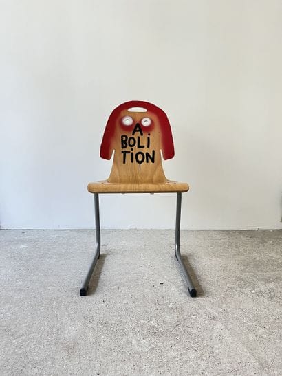 abolition - second-hand chair customized...