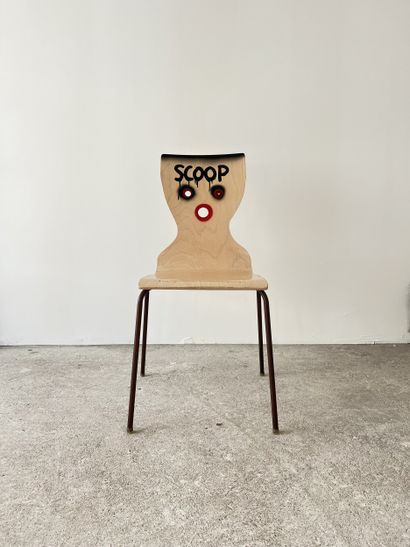 scoop - second-hand chair customized by cutting...