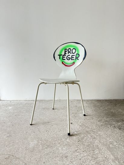 protect - second-hand chair customized by...